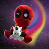 Kidrobot Marvel Phunny Deadpool With Unicorn Plush Figure - Radar Toys