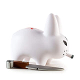 Kidrobot Smorkin' Backstab Labbit White 7 Inch Vinyl Figure - Radar Toys