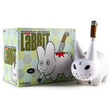 Kidrobot Smorkin' Backstab Labbit White 7 Inch Vinyl Figure - Radar Toys