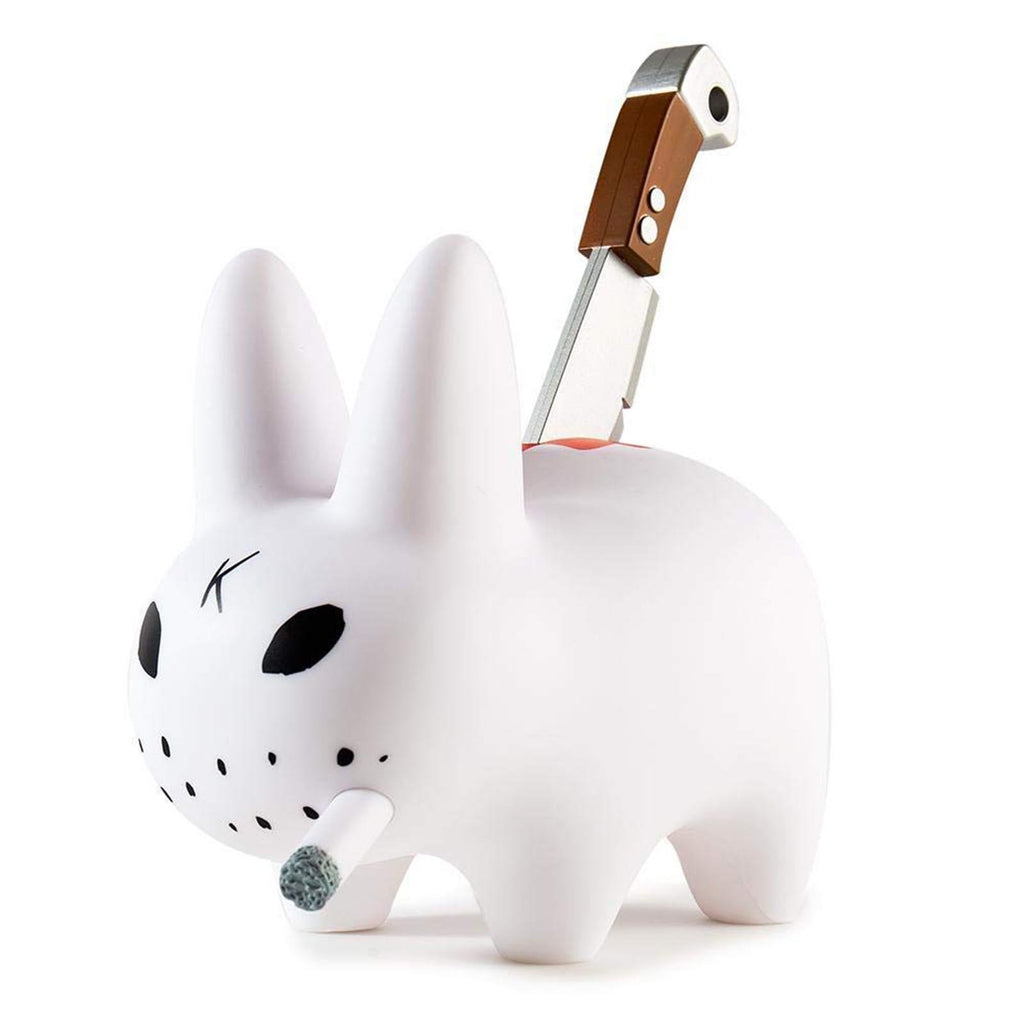 Kidrobot Smorkin' Backstab Labbit White 7 Inch Vinyl Figure