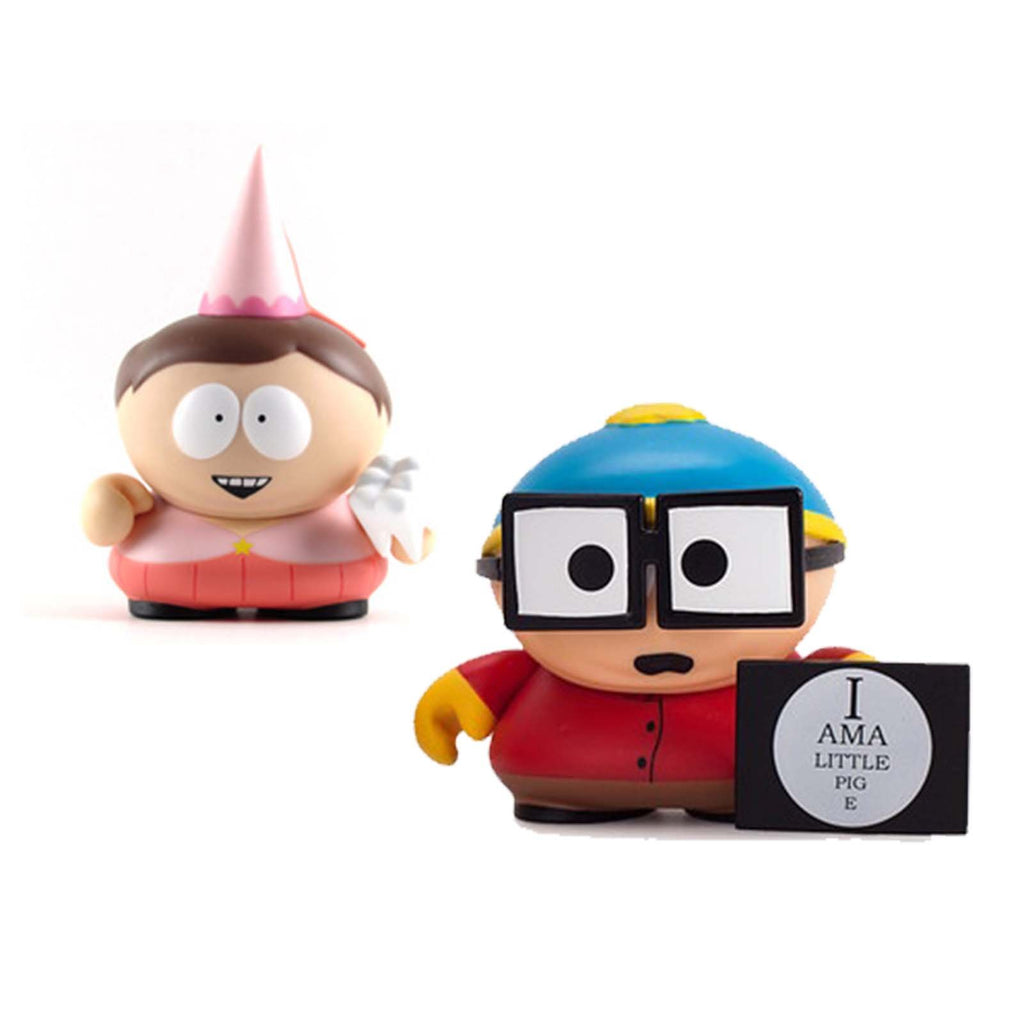 Kidrobot South Park Many Faces Of Cartman Tooth Fairy Piggy Figure Set