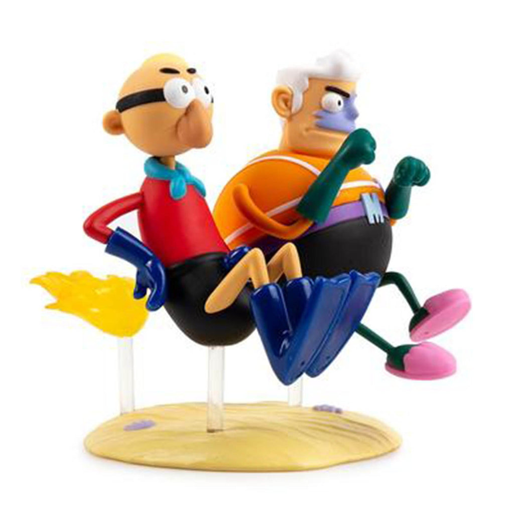 Kidrobot Spongebob Mermaidman And Barnacleboy Figure Set