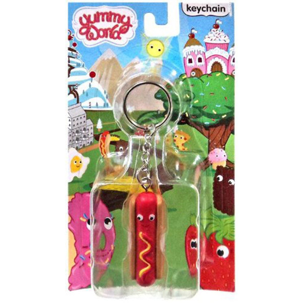 Kidrobot Yummy World Hot Dog Vinyl Figure Keychain