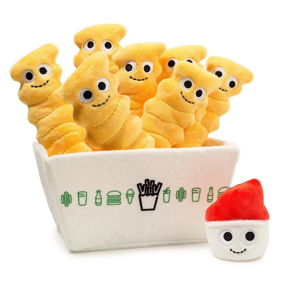 Kidrobot Yummy World Shake Shack Exclusive Crinkle Fries 8 Inch Plush Set