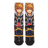 Kingdom Hearts Sora Sublimated 1 Pair Of Crew Socks - Radar Toys