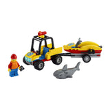 LEGO® City Beach Rescue ATV Building Set 60286 - Radar Toys