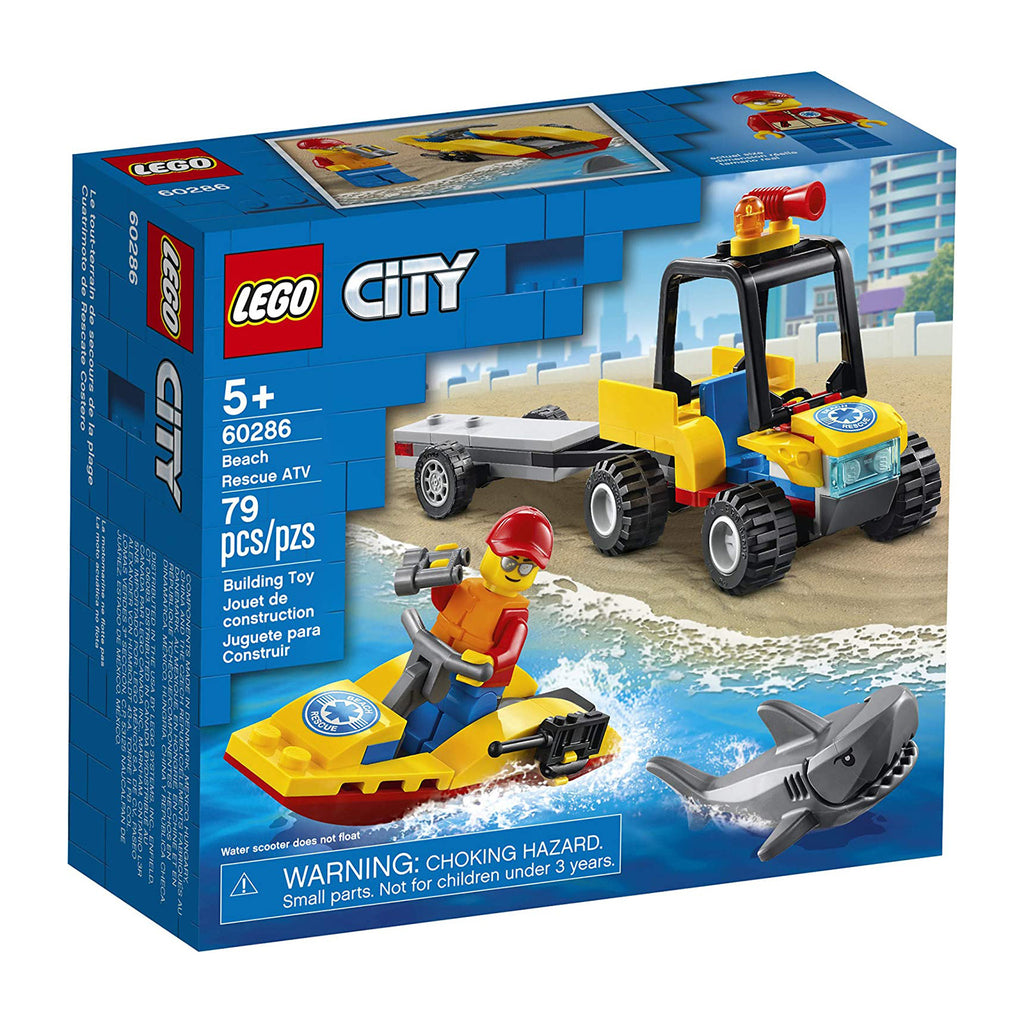 LEGO® City Beach Rescue ATV Building Set 60286