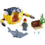 LEGO® City Ocean Mini-Submarine Building Set 60263 - Radar Toys