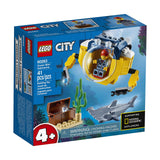 LEGO® City Ocean Mini-Submarine Building Set 60263 - Radar Toys