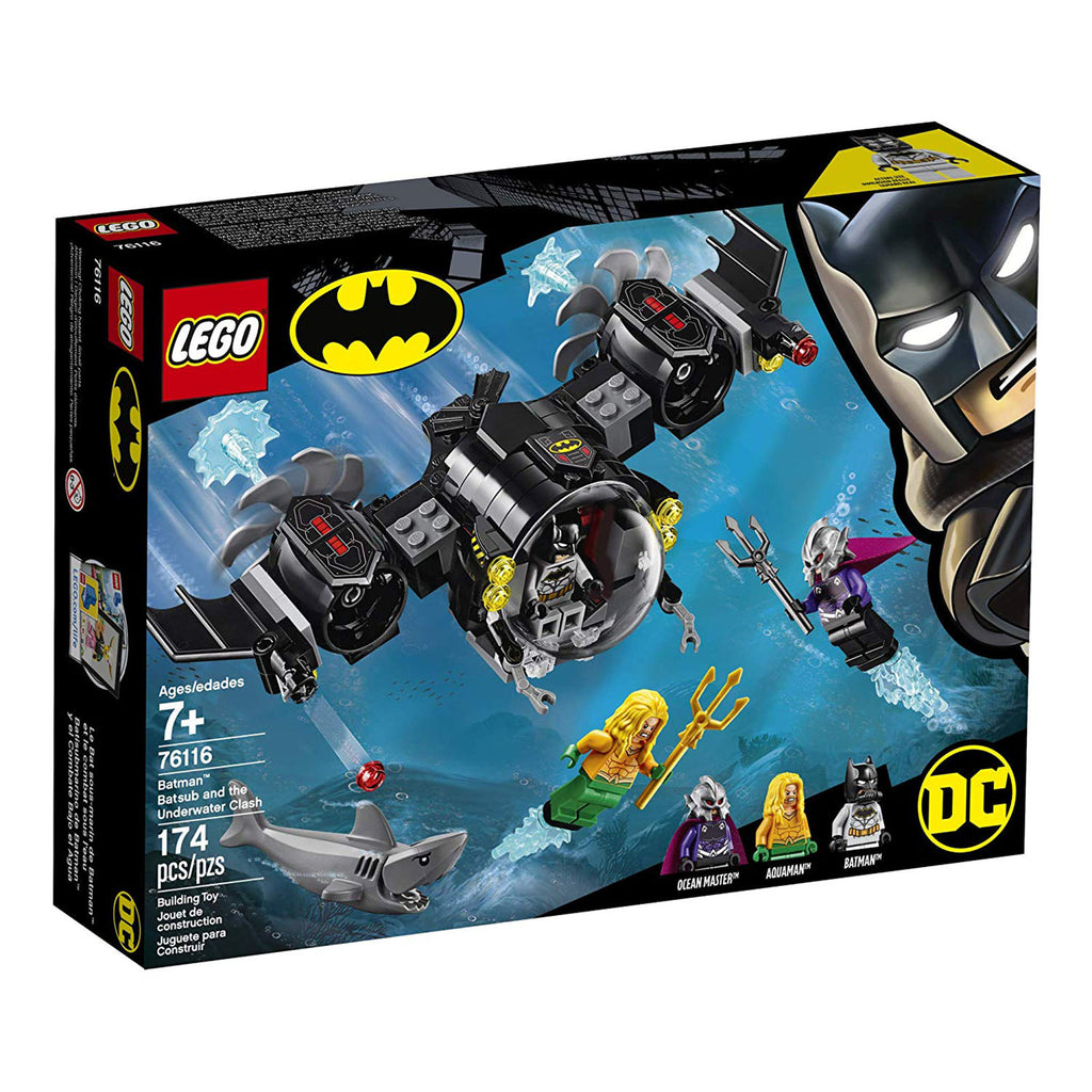 LEGO® DC Super Heroes Batman Batsub Underwater Clash Building Set 76116 - Radar Toys