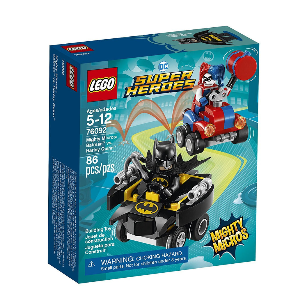 LEGO® DC Super Heroes Mighty Micros Batman Vs Harley Quinn Building Set 76092 - Radar Toys