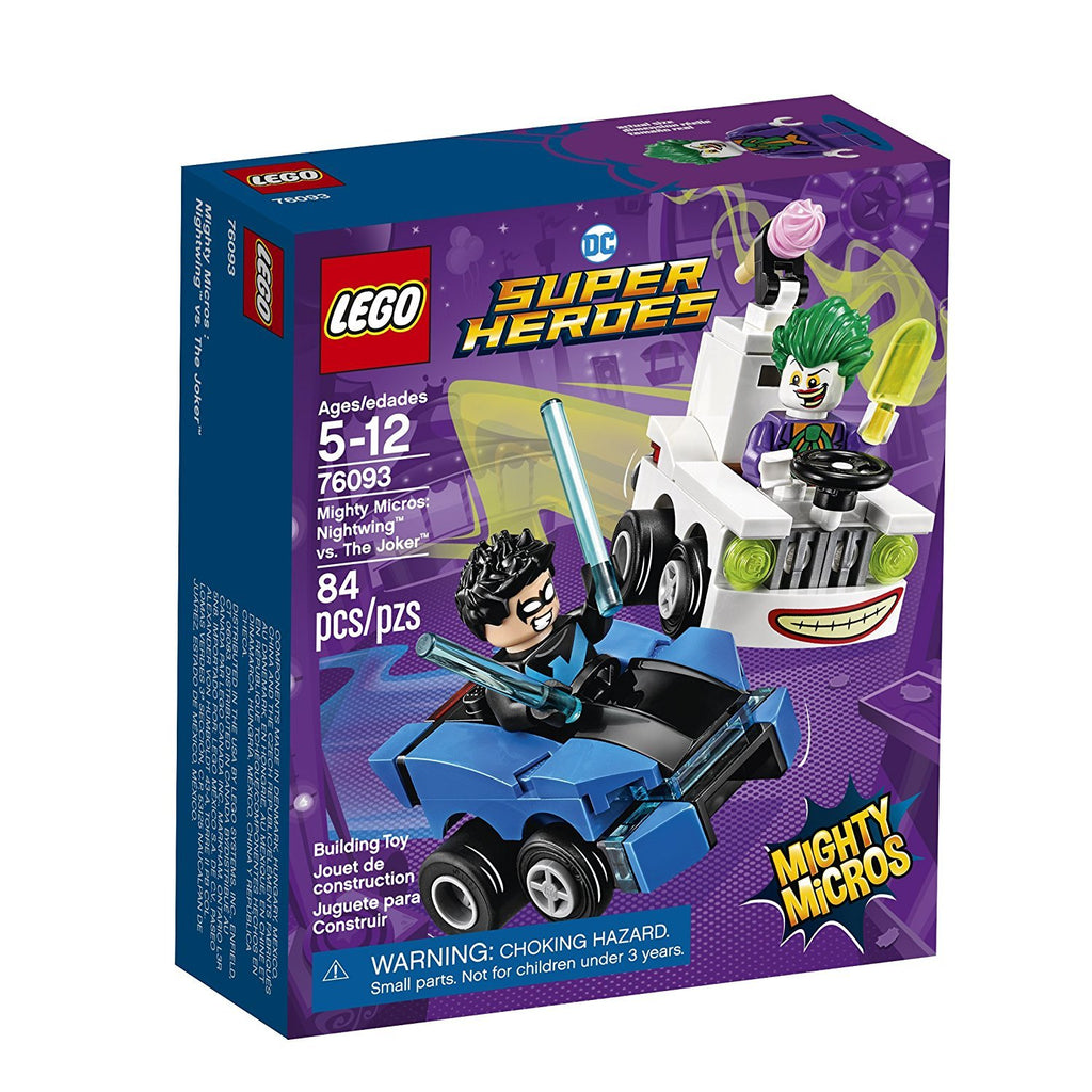 LEGO® DC Super Heroes Mighty Micros Nightwing Vs Joker Building Set 76093 - Radar Toys