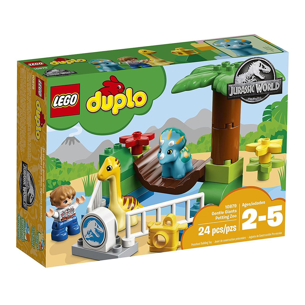 LEGO® DUPLO® Jurassic World Gentle Giants Petting Zoo Building Set 10879 - Radar Toys