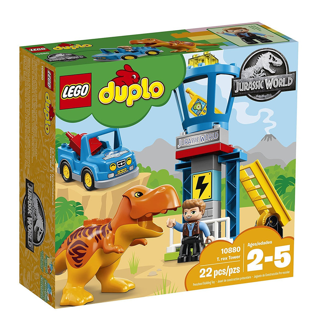 LEGO® DUPLO® Jurassic World T Rex Tower Building Set 10880 - Radar Toys
