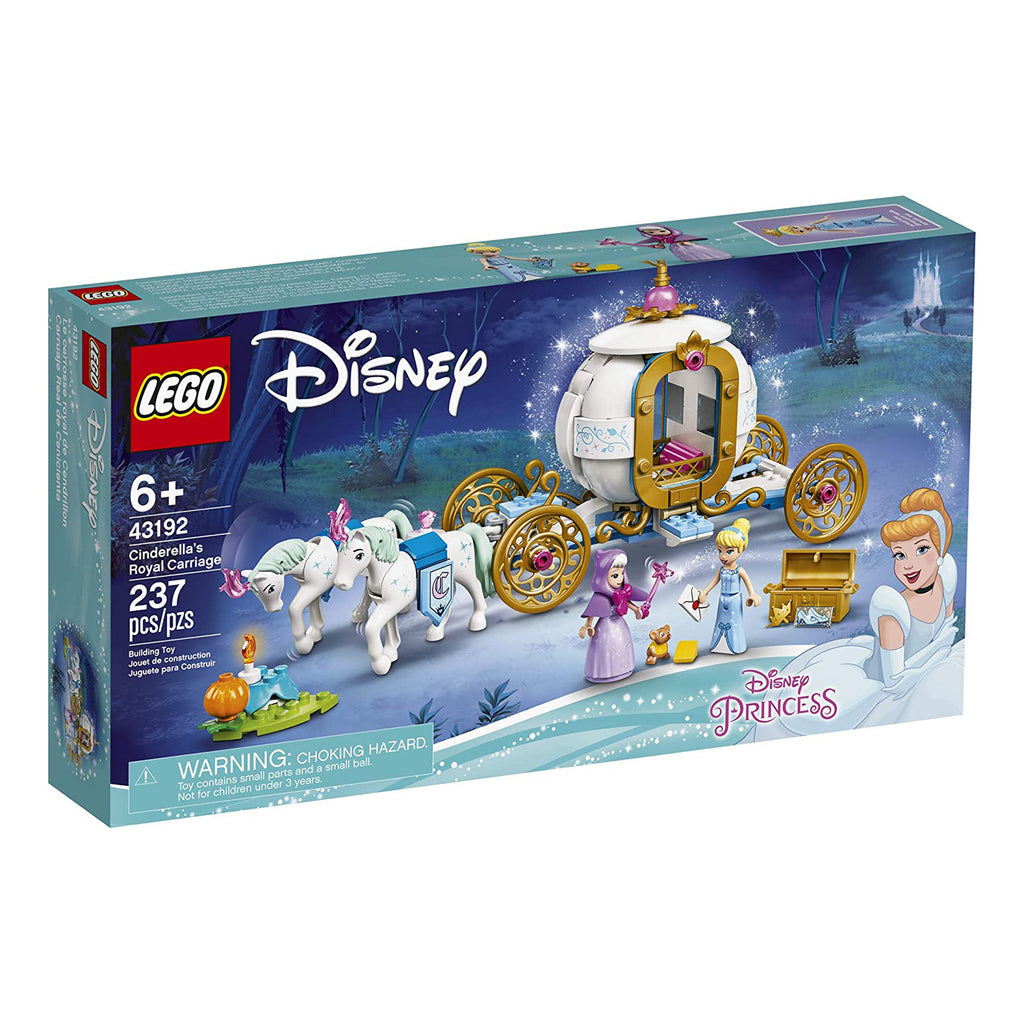 LEGO® Disney Princess Cinderella's Royal Carriage Building Set 43192 - Radar Toys