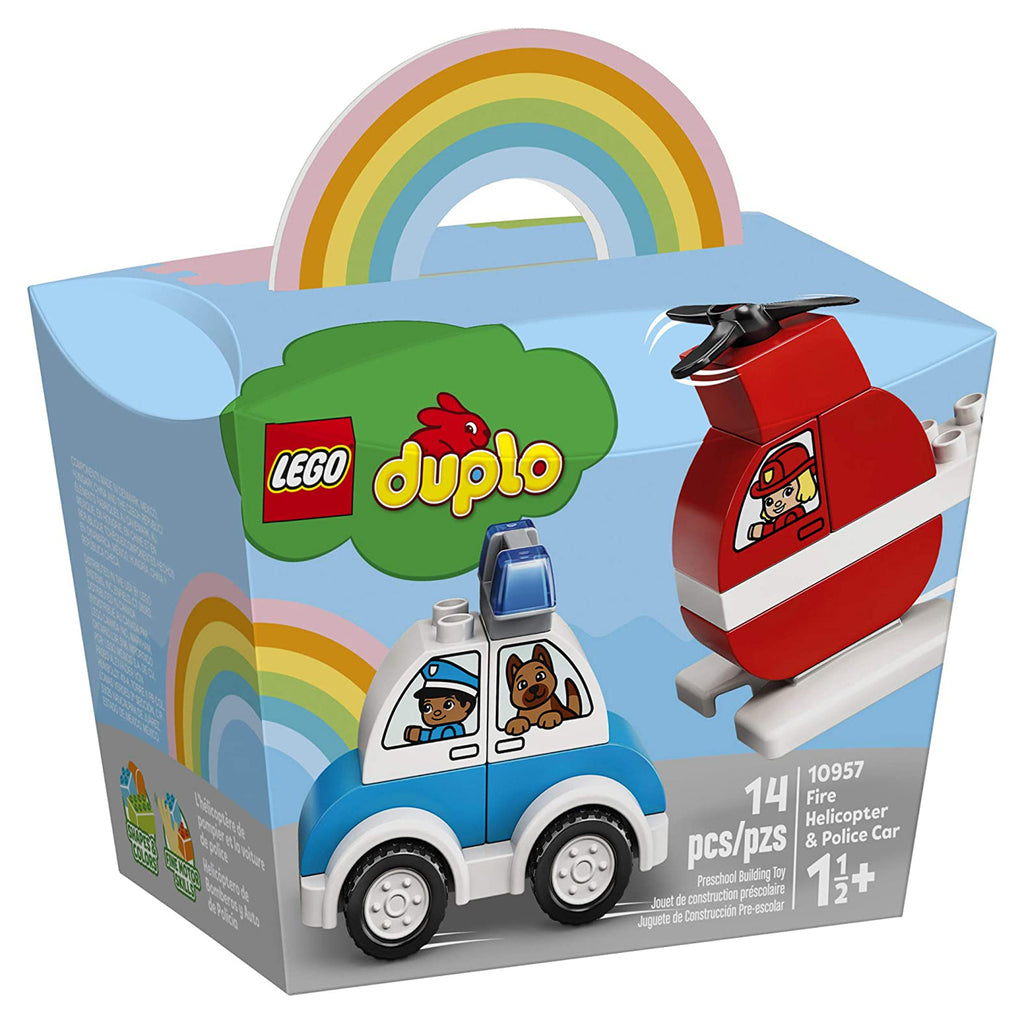 LEGO® DUPLO® Fire Helicopter And Police Car Building Set 10957