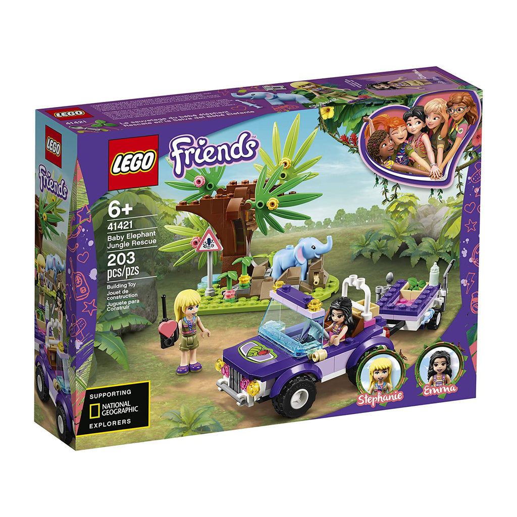 LEGO® Friends Baby Elephant Jungle Rescue Building Set 41421