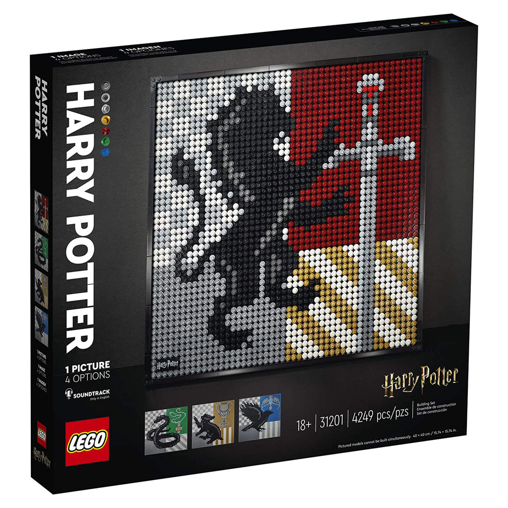 LEGO® Harry Potter Hogwarts Crests Portrait Building Set 31201