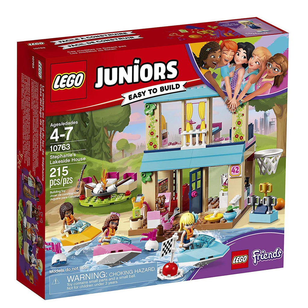LEGO® Junior Friends Stephanie's Lakeside House Building Set 10763 - Radar Toys