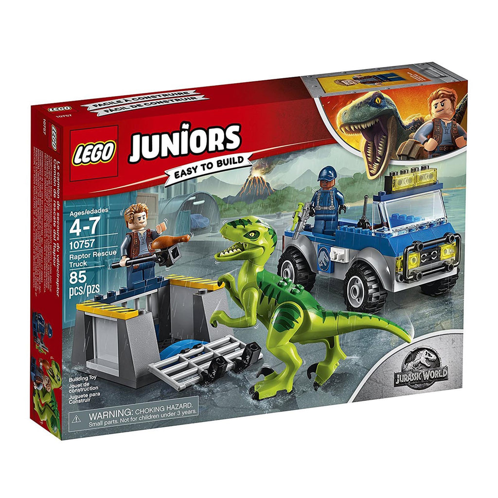 LEGO® Juniors Jurassic Park Raptor Rescue Truck Building Set 10757