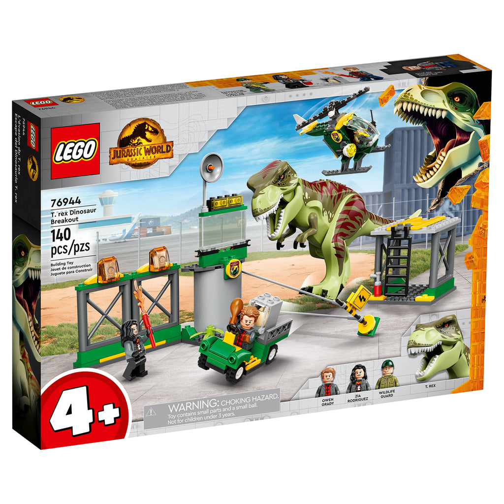 LEGO® Jurassic World T-Rex Dinosaur Breakout Building Set 76944