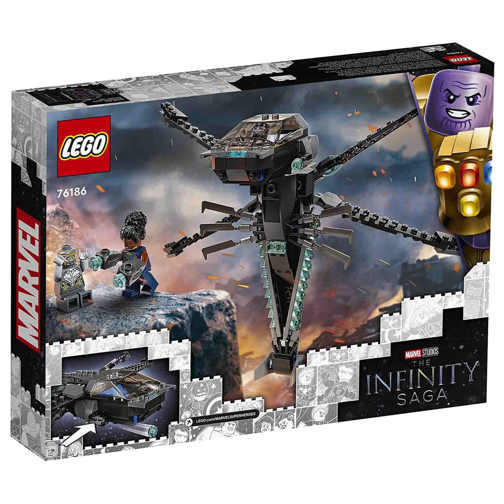LEGO®  Marvel Black Panther Dragon Flyer Building Set 76186
