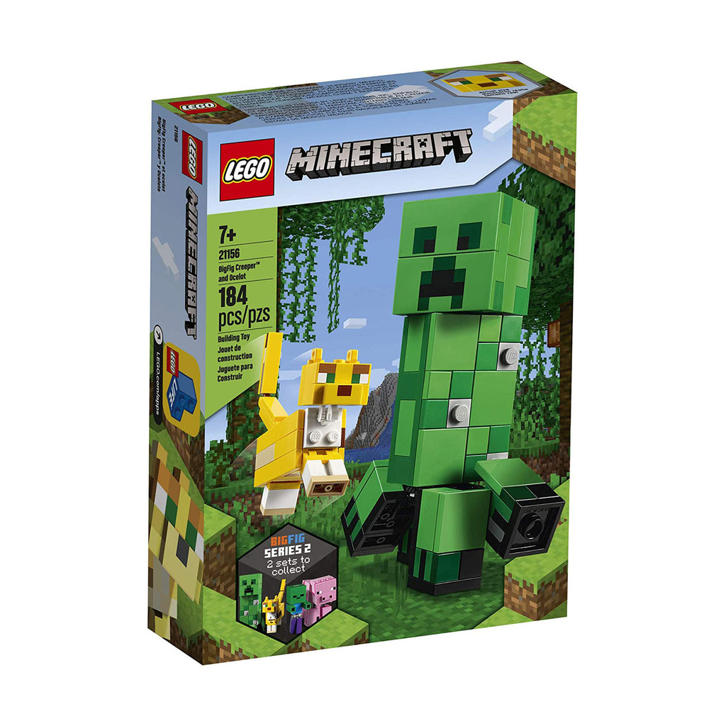 LEGO® Minecraft BigFig Creeper And Ocelot Building Set 21156