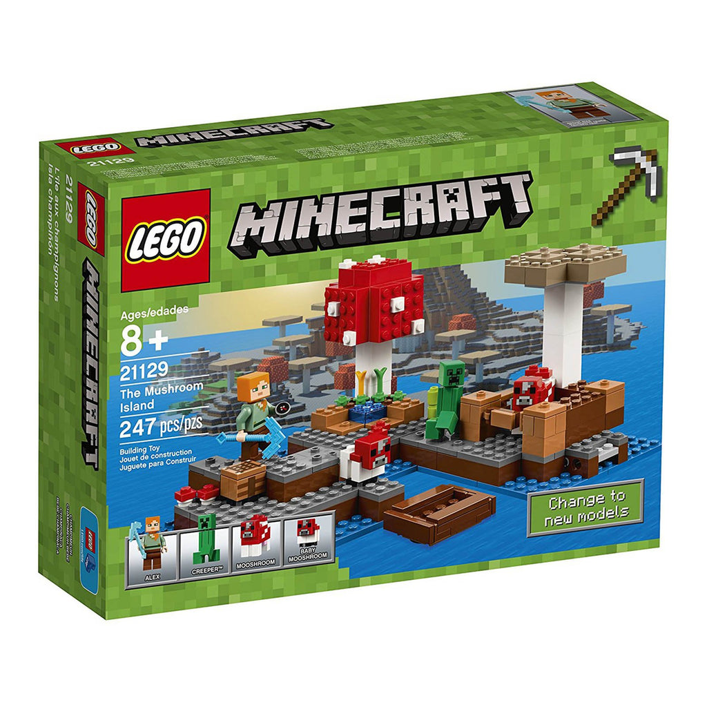 LEGO® Minecraft The Mushroom Island Building Set 21129