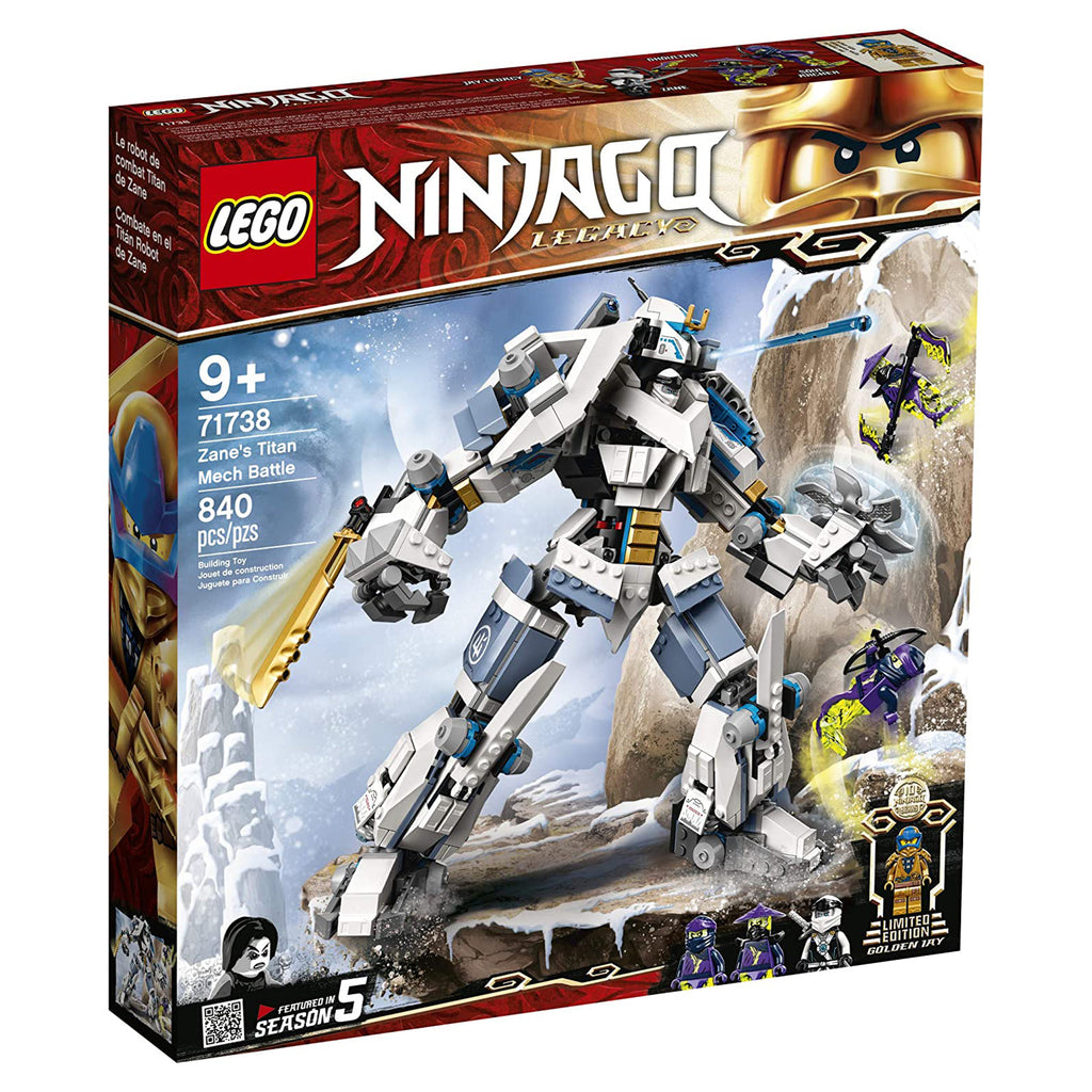 LEGO® Ninjago Legacy Zane's Titan Mech Battle Building Set 71738