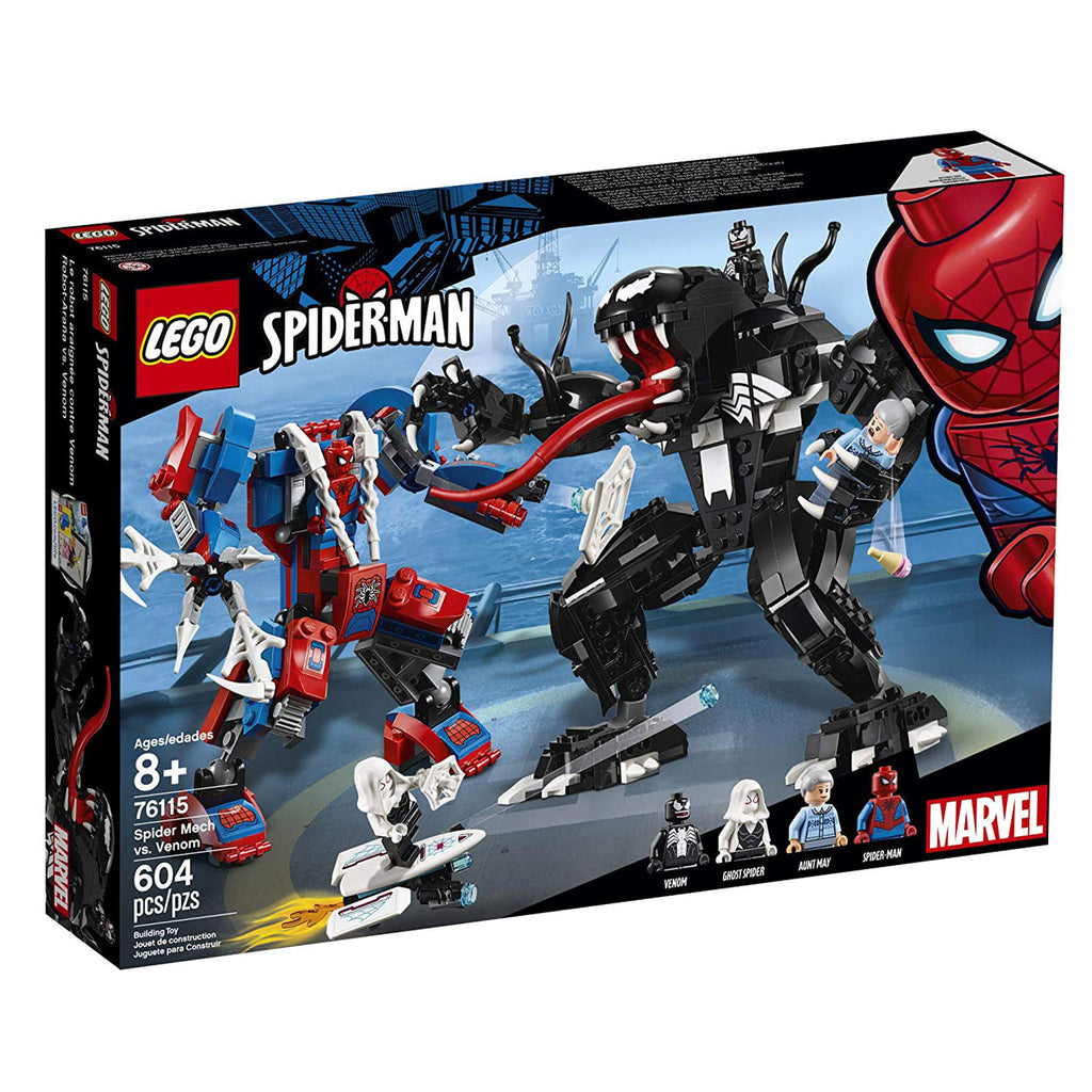 LEGO® Spider-Man Spider Mech Vs Venom Building Set 76115