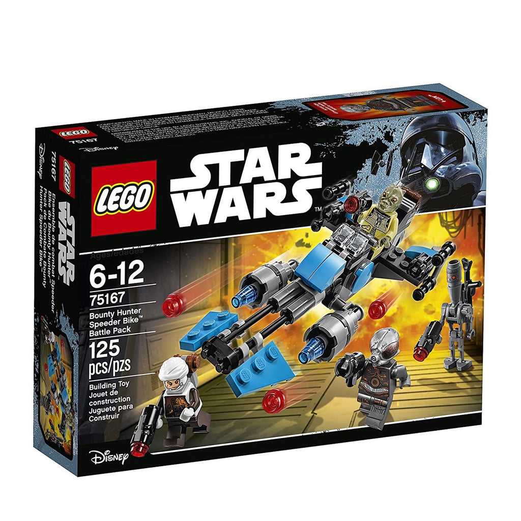 LEGO® Star Wars Bounty Hunter Speeder Bike Battle Pack Building Set 75167