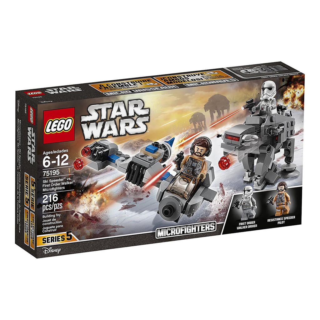 LEGO® Star Wars Ski Speeder Vs First Order Walker Microfighters Building Set 75195
