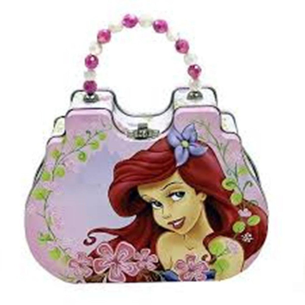 Little Mermaid Metal Tin Purse Ariel Flower