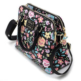 Loungefly Alice In Wonderland Flowers All Over Print Crossbody Bag Purse - Radar Toys