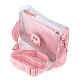 Loungefly Barbie Rose Gold Clear Crossbody Bag Purse - Radar Toys