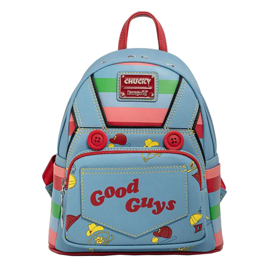 Loungefly Childs Play Chucky Cosplay Mini Backpack