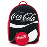 Loungefly Coca Cola Black And White Logo With Coin Purse Mini Backpack - Radar Toys
