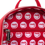 Loungefly Coca Cola Black And White Logo With Coin Purse Mini Backpack - Radar Toys