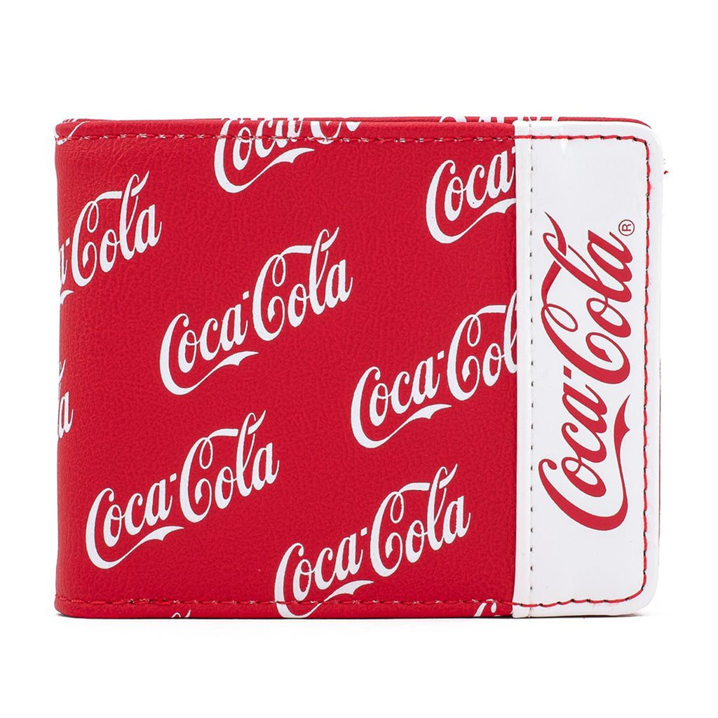Loungefly Coca Cola Logo All Over Print Bifold Wallet
