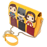 Loungefly DC Comics Superman Batman Wonder Woman POP Crossbody Bag Purse - Radar Toys