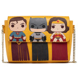 Loungefly DC Comics Superman Batman Wonder Woman POP Crossbody Bag Purse - Radar Toys