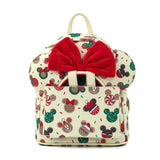Loungefly Disney Christmas Mickey & Minnie Cookie Backpack With Headband - Radar Toys