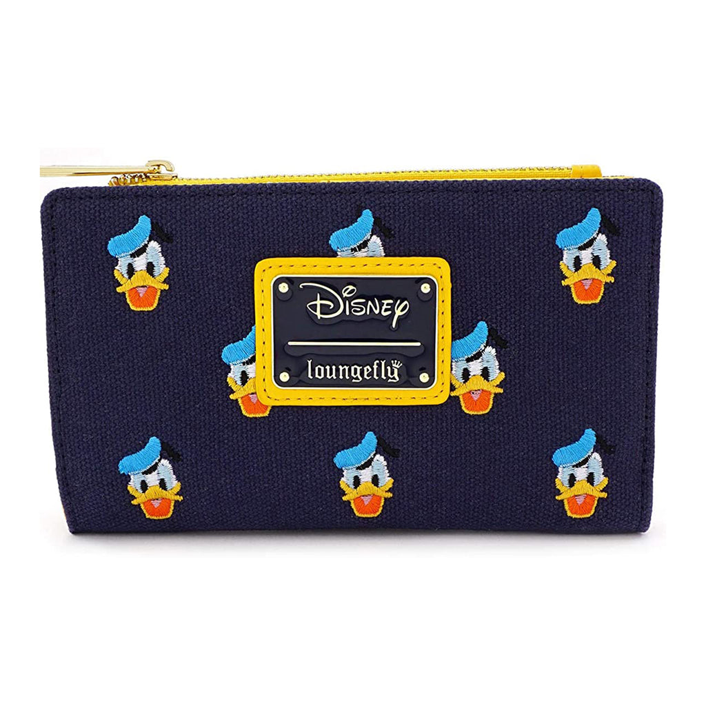 Loungefly Disney Donald Duck All Over Print Top Zip Wallet