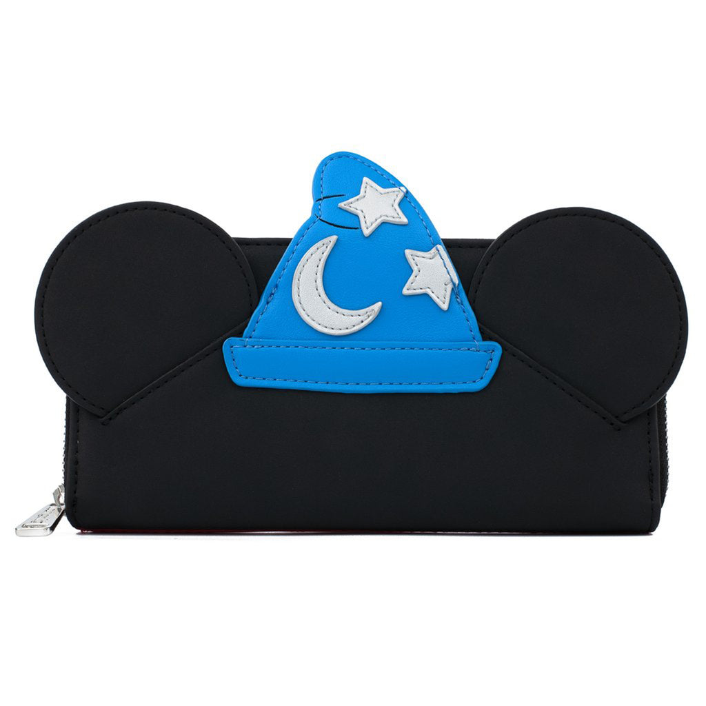 Loungefly Disney Fantasia Sorcerer Mickey Cosplay Zip Around Wallet