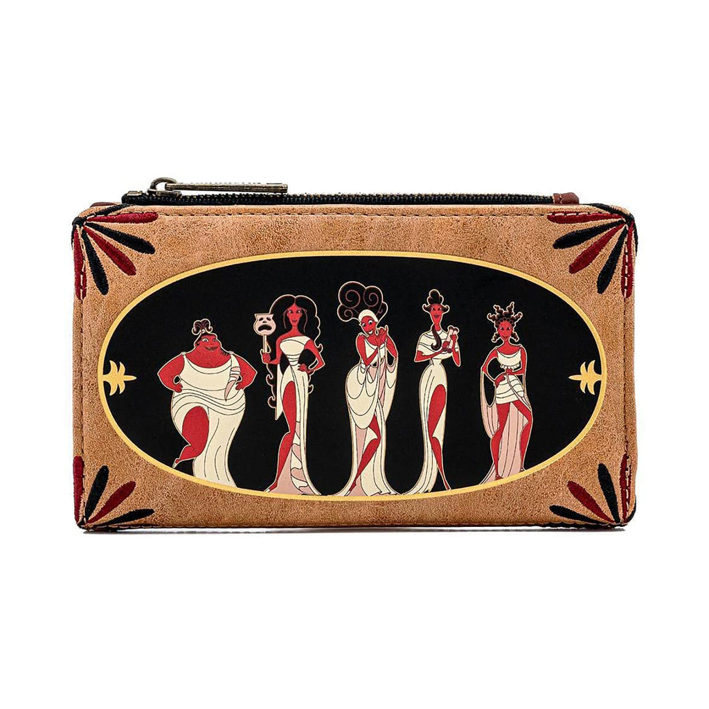 Loungefly Disney Hercules Muses Flap Wallet