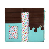 Loungefly Disney Mickey And MInnie Mouse Sweets Flap Wallet - Radar Toys