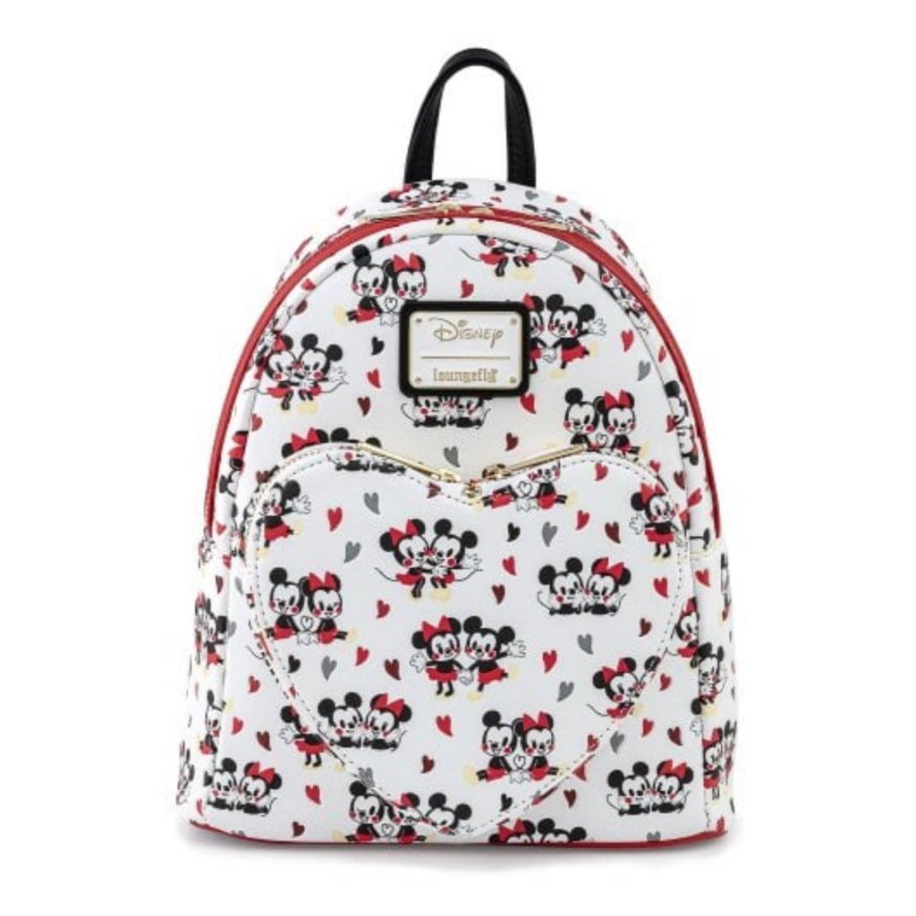 Loungefly Disney Mickey And Minnie Mouse Hearts Mini Backpack - Radar Toys
