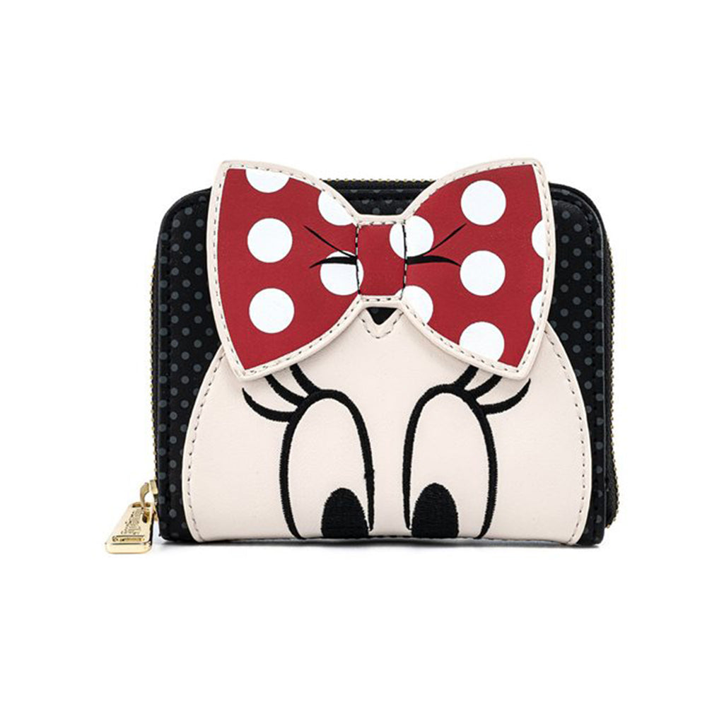 Loungefly Disney Minnie Mouse Bow Zip Around Wallet