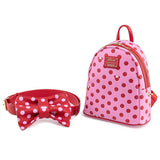 Loungefly Disney Minnie Mouse Dots With Bow Purse Mini Backpack - Radar Toys