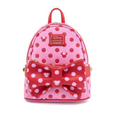 Loungefly Disney Minnie Mouse Dots With Bow Purse Mini Backpack - Radar Toys